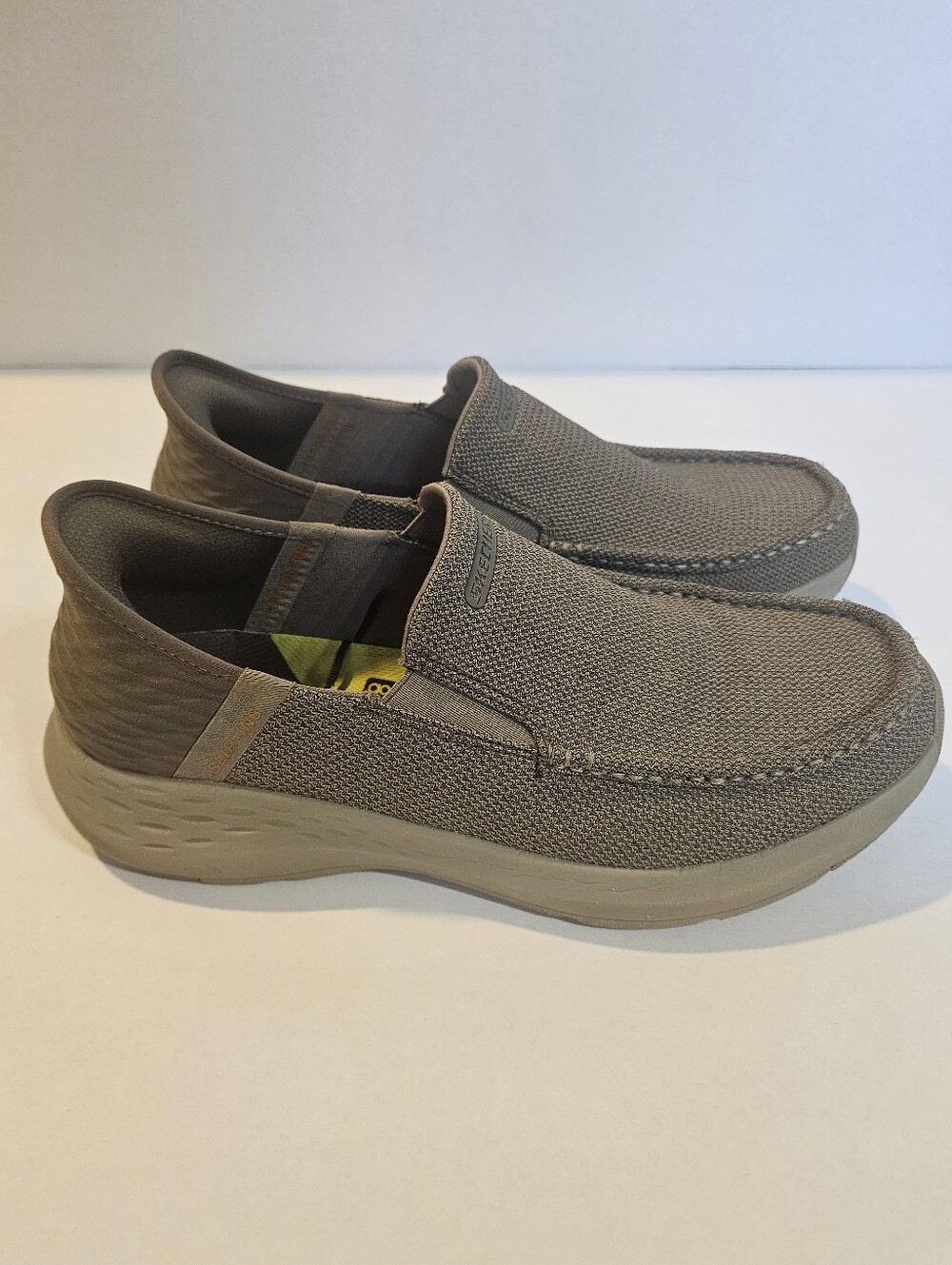 Skechers Hands Free Slip-Ins Parson Ralven Taupe Men's Shoes Size 9.5 New No Box